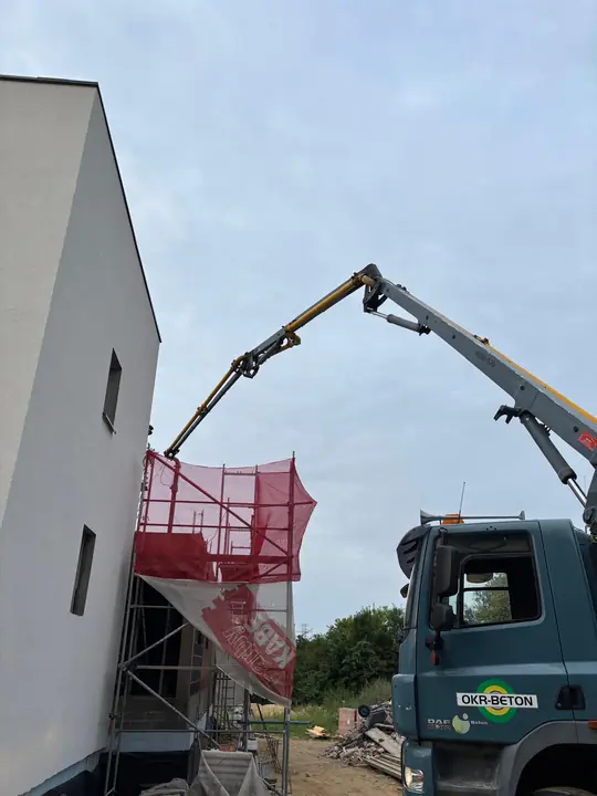 Betonieren mit der Pumpe