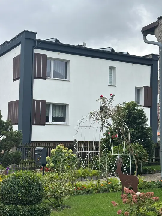 Haus nach der energetischen Sanierung