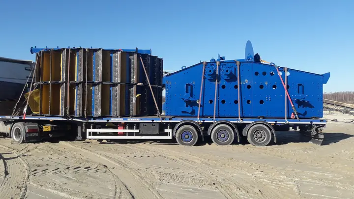 Sieb transportbereit