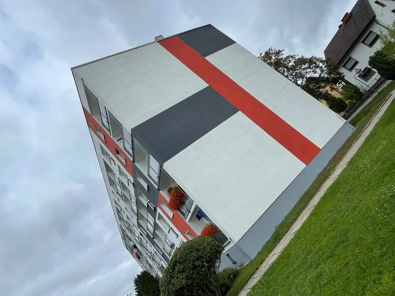 Fassade eines Mehrfamilienhauses in Gogolin