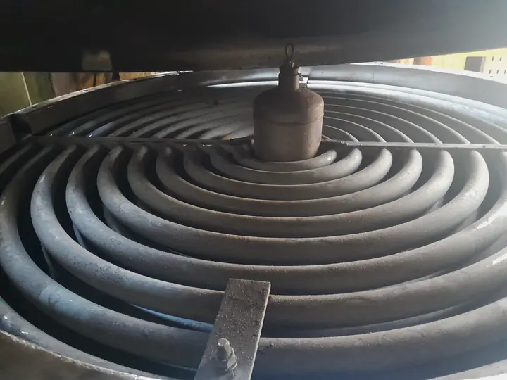 Spiralwärmetauscher — Innenansicht